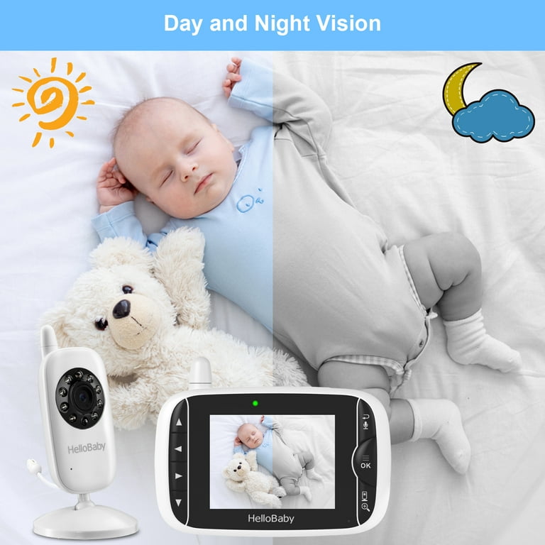 HelloBaby Baby Monitor-HB32 Video Baby Monitor with Camera & Audio