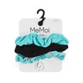 thumbnail image 2 of MeMoi Studious Cats 3-Pack Hair Scrunchies (One Size, Blue), 2 of 2