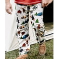 thumbnail image 5 of LazyOne Pajama Pants for Men, Male Pajamas, Happy Camper, Light Grey, Medium, 5 of 7
