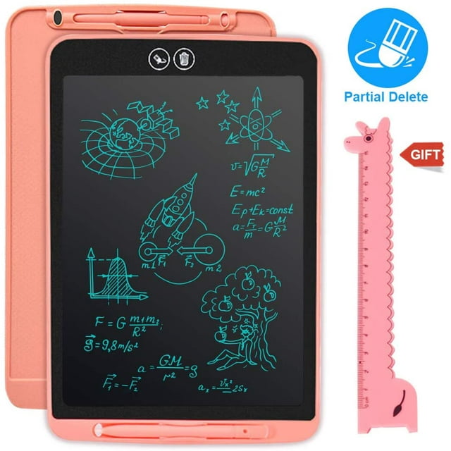 BAMAIA 8.5 Inch LCD Writing Board Partial Erase Lock Delete Button Black