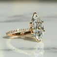thumbnail image 3 of DBESTSTUDIOS 1.25 CT Marquise Engagement Ring | Marquise Colorless Moissanite Ring | Wedding Ring | Solid Yellow Gold Ring | Anniversary Ring | 6 Prongs, 3 of 4