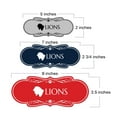 thumbnail image 2 of Designer Lions and Lionesses, Novelty Restroom Signs, set of 2 (Blue) - Medium, 2 of 5