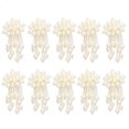 thumbnail image 1 of Borlas de flores de perlas sintéticas Sincero 10 piezas 4 cm de ancho, 1 of 10