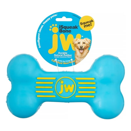 UPC: 0618940430377 | Petmate JW iSqueak Bone Dog Toy  Large  Assorted Colors