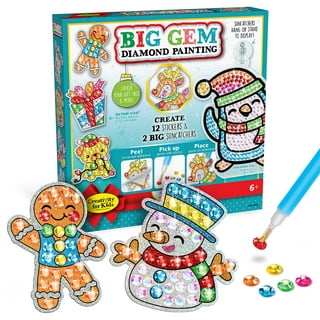 Diamond Painting Kit for Kids with Keychains, Kids Big Gem Diamond Painting Magical - Child Craft Kit for Boys and Girls, Kids Arts and Crafts for Kid