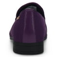 thumbnail image 2 of Mens loafers dress shoes Tuxedo Walking Shoes for Work Office Dress Outdoor Purple Size 11, 2 of 4