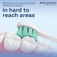 thumbnail image 5 of Brushmo Variety Replacement Toothbrush Heads Compatible with Philips Sonicare Click-on Handles, BM928+2, 10-Pack, White, 5 of 8