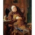 thumbnail image 3 of Von Grutzner, Edouard 12x14 Black Modern Framed Museum Art Print Titled - A Quiet Smoke, 3 of 5