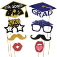 thumbnail image 3 of Amosfun 21pcs 2020 Graduation Photo Booth Props Glitter Photo Props for Graduation Ceremony Party Sipplies, 3 of 8