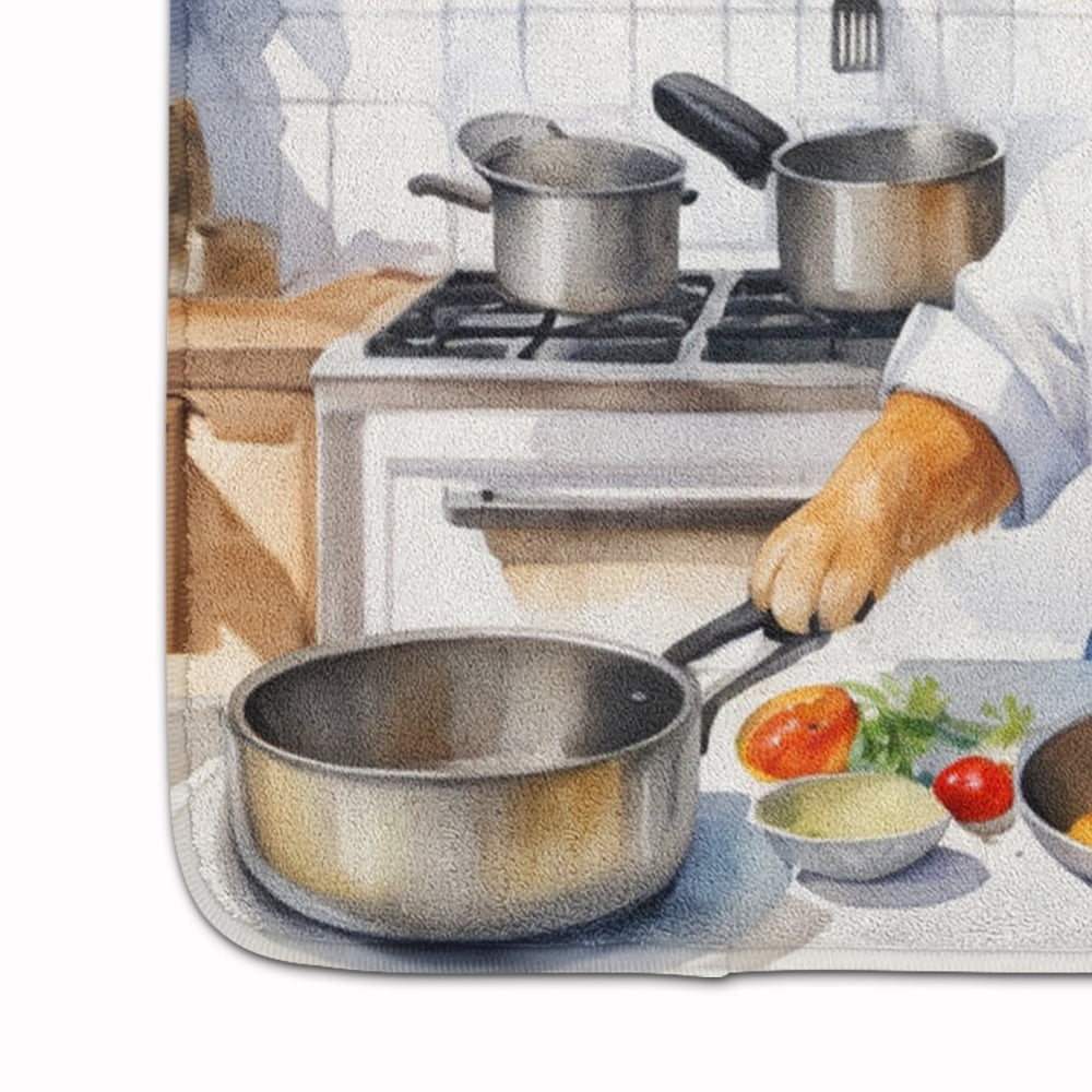 Yorkie Yorkshire Terrier The Chef Memory Foam Kitchen Mat