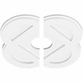 thumbnail image 2 of Ekena Millwork Charlotte Architectural Grade PVC Ceiling Medallion (Set of 2), 2 of 7