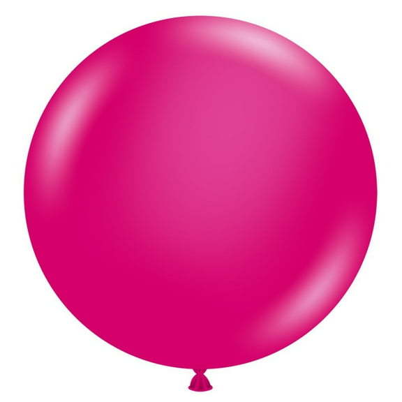 36 inch Tuftex Crystal Magenta Latex Balloons (1 Pack) - Party Supplies Decorations