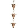 Monarch Pure Copper Royale Rain Chain, 8-1/2 Feet Length