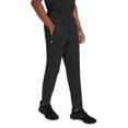 thumbnail image 3 of Healing Hands Purple Label Dante Men's Scrub Jogger Pants with 4 Pockets Black XS, 3 of 6