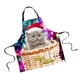 thumbnail image 5 of Delantal de diseño navideño, algodón, cuello ajustable, lazos en la cintura, CA5384R, 5 of 6