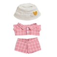 thumbnail image 1 of Conjunto de Ropa para Muñecos de Peluche CUTICAT Traje a Cuadros Rosa, 1 of 5