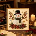 thumbnail image 4 of Christmas Pearl Diamond Art Painting Kit with Frame Festive Diamond Dots Bead Craft for Adults Beginners Holiday Themes Raised Pearl Art Wall Decor Relaxing Handmade Gift, 4 of 6