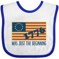 thumbnail image 3 of Inktastic Vintage US Flag Boys or Girls Baby Bib, 3 of 4
