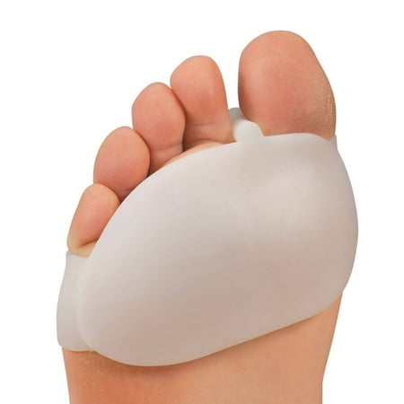 Silver Steps Silicone Ball of Foot Pad with Toe Separator - 1 Pair