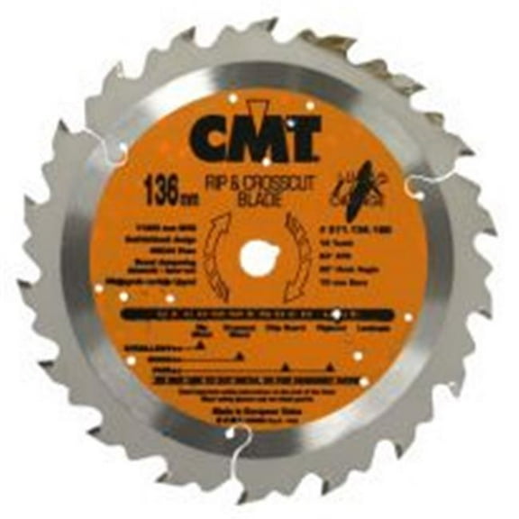 CMT CMTP06018 6.5 in. Cordless Framing 18 Teeth with 0.62 in. Arbor, Orange