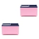 thumbnail image 4 of Tholdsy Doll Home Miniatura Frigorífico 1:12 Almacenamiento Juguetes Muebles Decorativos Rosado 2Conjunto, 4 of 6