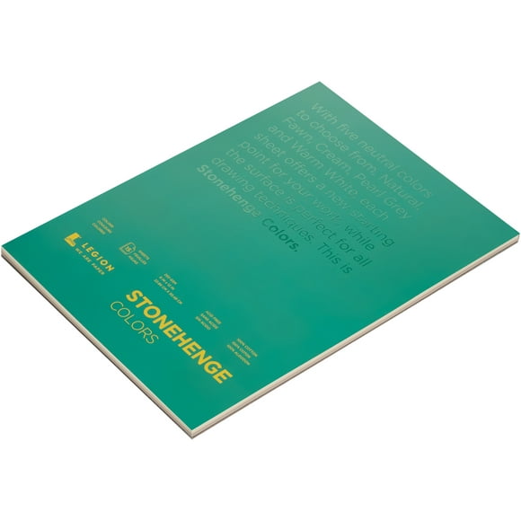 Stonehenge Paper Pad 9"X12" 15 Sheets/Pkg-Multi Color 90Lb