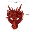 thumbnail image 3 of Masque Dragon Couvre-Chef Complet pour Adultes Hommes pour Accessoire de Cosplay Mascarade Masque Rouge, 3 of 6
