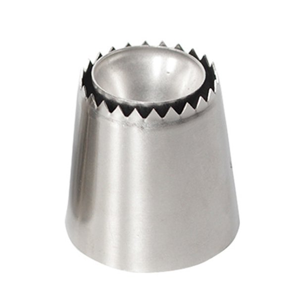 Boquilla de glaseado de acero inoxidable, boquilla de crema para decoración de pasteles, punta de pastelería, herramientas para pasteles con fondant, accesorio para hornear Worallymy JD713617707