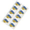 thumbnail image 3 of 10Pcs PVC Sticker I Stand with Ukraine Sticker Fist Shape 8x6cm for Indoor Outdoor Decoration, 3 of 10