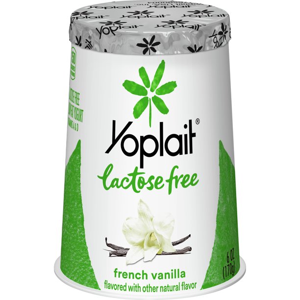 Yoplait Lactose Free Yogurt French Vanilla, 6 oz Cup