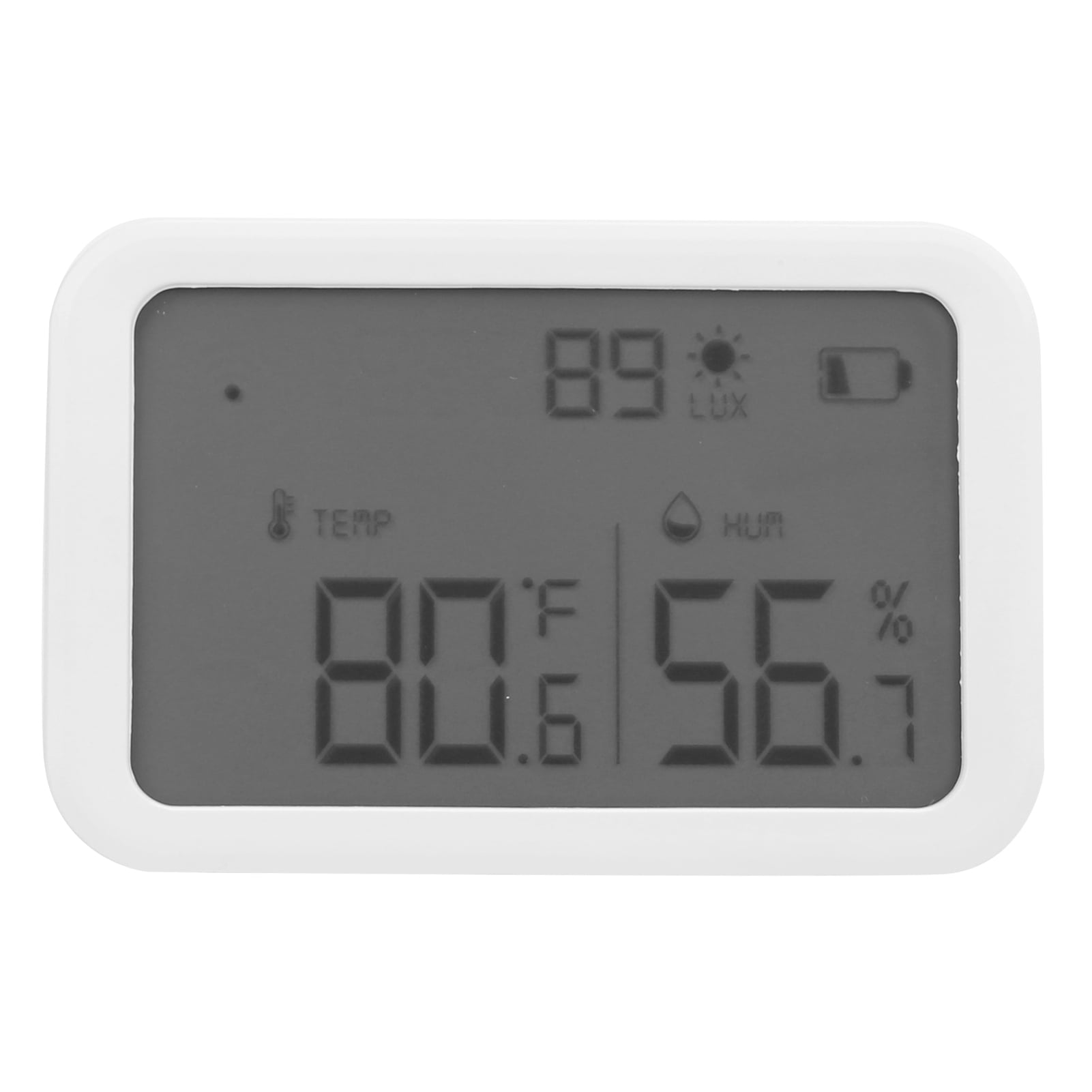 Slatcetga Temperature and Humidity Sensor for TUYA with Intelligent Switch LCD Panel Household 1.5V