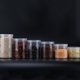 thumbnail image 3 of Juego de 12 tarros de plástico transparentes de 500 ml para alimentos, galletas y cocina., 3 of 5