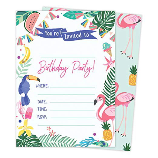 10 x Personalised 21st BOYS & GIRLS Birthday Party Invitations Invites Envelopes 