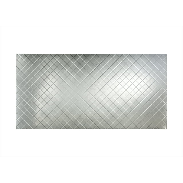 FASÄDE Easy Installation Quilted Brushed Aluminum Wall Panel (4' x 8' Panel)