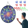 thumbnail image 5 of SPOORYYO Dinosaur Sky Shape Children's Dart Board Game - Double Competitive Axe Throwing Toy for Indoor & Outdoor Fun, 5 of 9