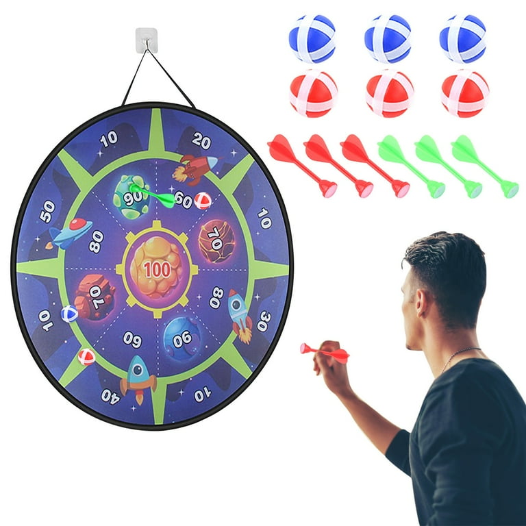 Childrens darts with a spinning target and safe magnetic darts inspired by  The Avengers, LOL! Surprise, Ben 10, Hello Kitty, Frozen II - .  Gift Ideas