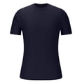 thumbnail image 3 of pstuiky Camisa de manga corta para hombre, Camisa informal de manga corta con cuello redondo y corte ajustado para hombre, de color liso camisas casuales para hombre xxl, 3 of 6