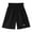 Black, variant on breaise Boys and Girls Athletic Shorts Pull On Sweat Cargo Shorts Elastic Waist Lounge Shorts for Kids