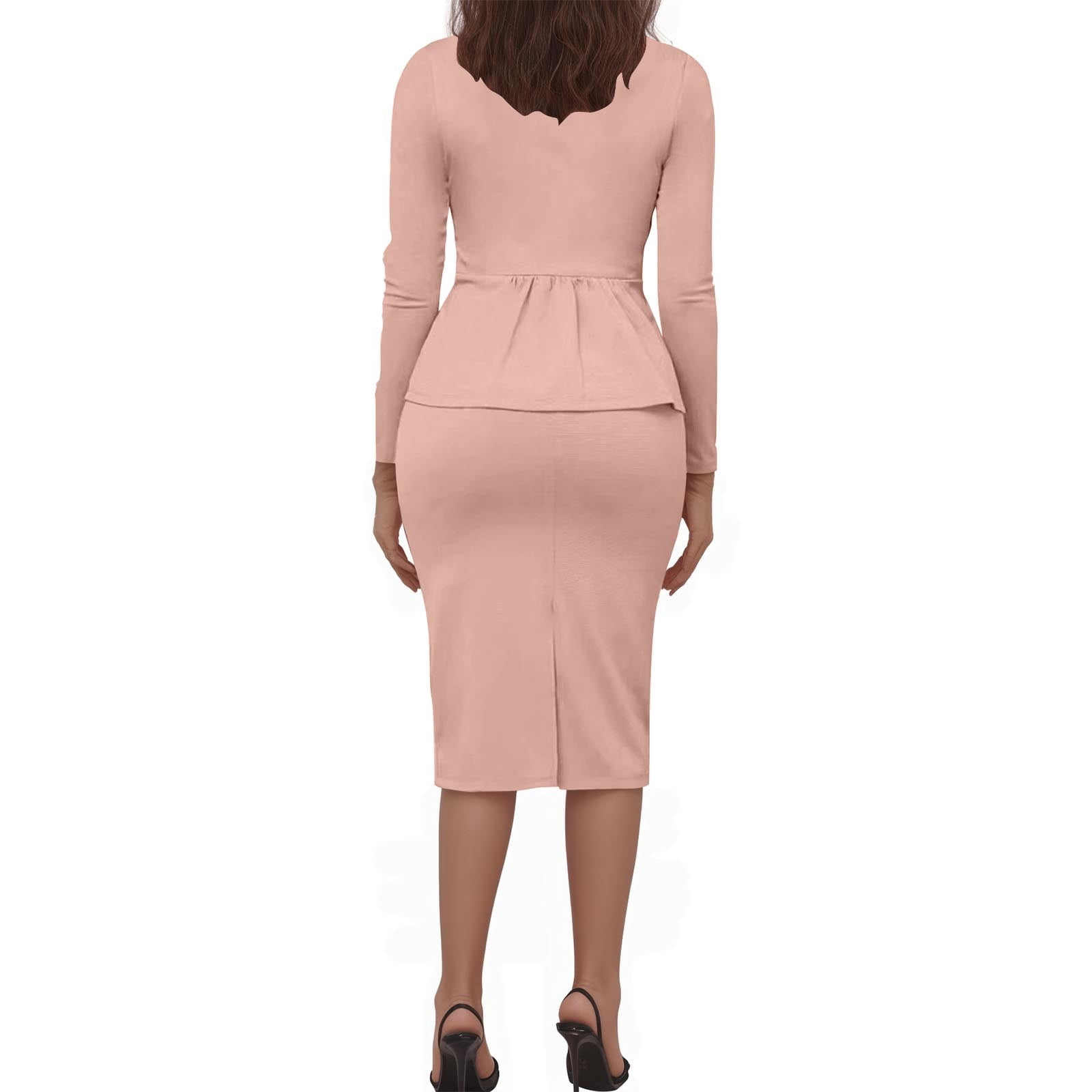 Fanxing Bodycon Blazer Dress for Women 2 Piece Outfits Mini Dress Long Sleeve Notch Collar Wrap Suit Jackets Work Shirts