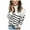 White, variant on Arlun Fall Sweaters for Women 2025 Striped Turtleneck Ribbed Knit Sweater Trendy Long Sleeve Loose Pullover Jumper Winter Warm Soft Comfort Fashion Clothing White XL