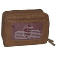thumbnail image 4 of Buxton Womens RFID Identity Safe Card Wizard Wallet, Mahaogany, 4 of 4
