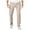 Khaki, variant on JHLZHS Khaki Pants Mens Joggers Men's Classic Veneer Crease Flat Head Chinos Mature Men's Straight Leg Pants Underpants for Men Cargo Pants for Men Work Flexible