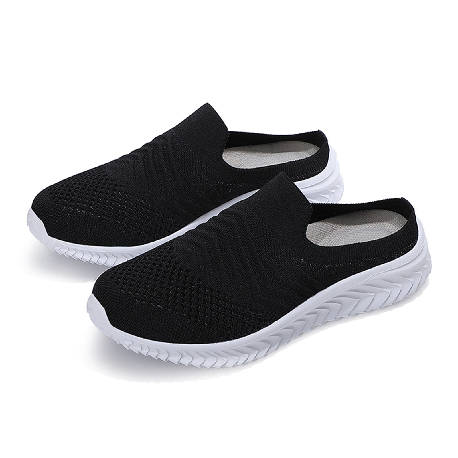 Women's Non Slip Slip On Sneakers Lightweight Mesh Tennis Workout