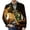 Gold, variant on Mens Halloween Corduroy Blazer Jacket Gothic Creepy Giant Mixed Halloween Silhouette Lapel Soft Corduroy Daily Halloween Festival Outerwear Light Blue 2XL