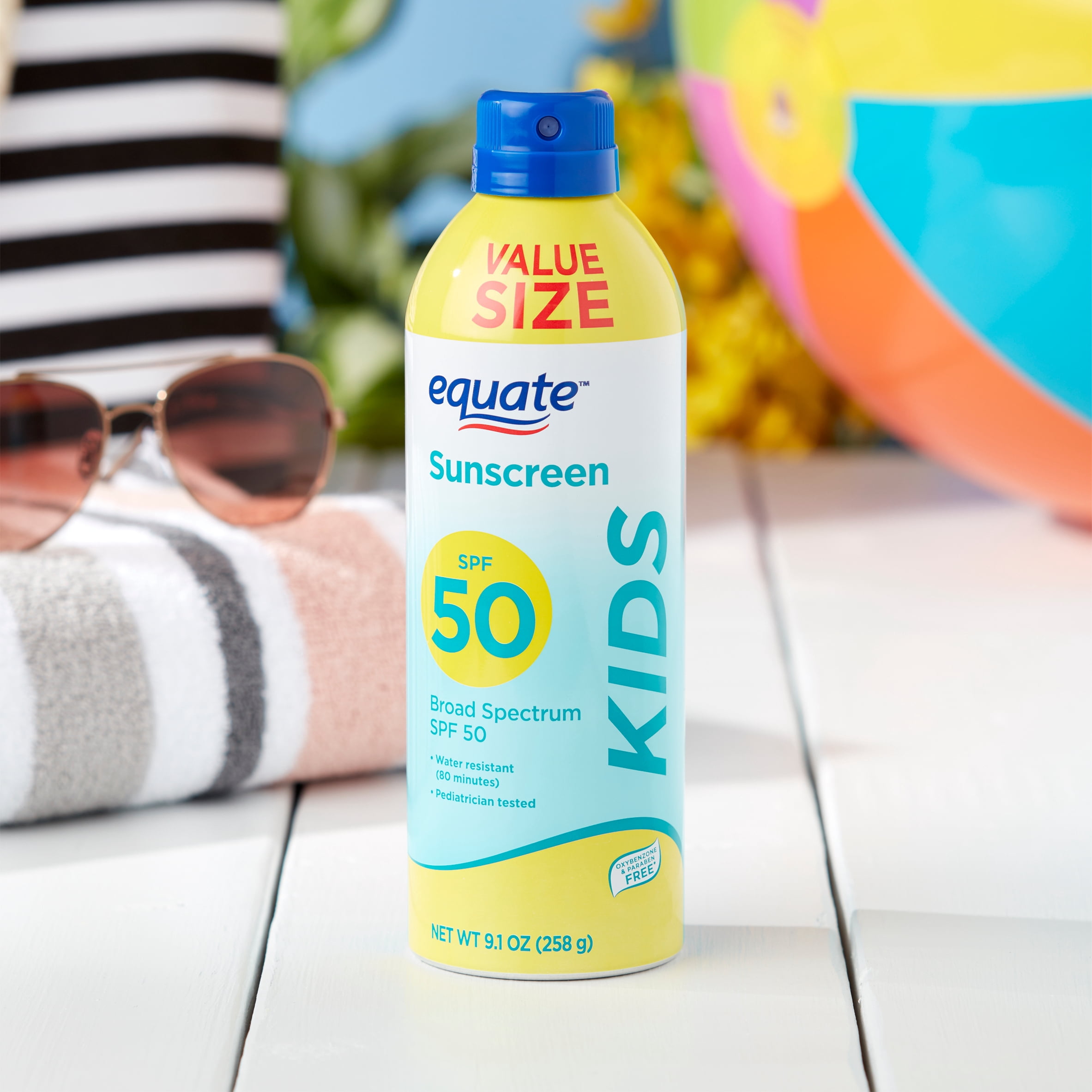 Equate Kids Broad Spectrum Sunscreen Continuous Spray, SPF 50, 10 oz