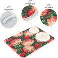 thumbnail image 4 of FREEAMG Rose Garden Dish Drying Mat for Kitchen Counter,Super Quick Absorbent Composite Sponge Dish Drying Pad,Heat Resistant Non-Slip Rack Tableware Mat, 16x18 Inch, 4 of 7