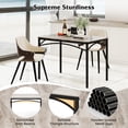thumbnail image 6 of Gymax 43'' Modern Dining Table for 4 w/Large Faux Marble Tabletop Adjustable Foot Pads, 6 of 10