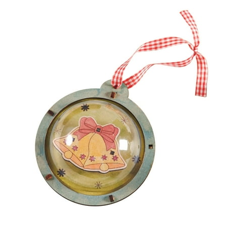 

BONIXOOM Premium Wooden Christmas Ball Christmas Diy Handmade Pendant Children S Kindergarten Christmas Gift Decoration Toy