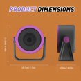 thumbnail image 2 of HIBIBUD 2026 New Small Portable Heater for Indoor Use Two Speed Adjustable Quiet Desk Heater Personal Heater for Bedroom & Bathroom Small Heaters for Indoor Use, 2 of 7