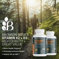 thumbnail image 3 of Suplemento Bronson Basics de vitamina K2 D3 5000 UI (125 mcg), 3 of 8